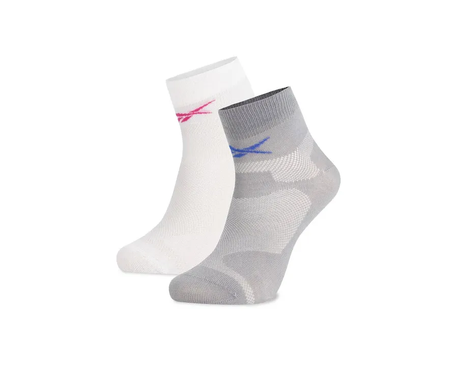 obrazek 1 Reebok Zestaw 2 par niskich skarpet unisex R0403-SS24 (2-pack) Biały