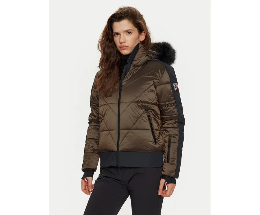 obrazek 1 Rossignol Kurtka narciarska Ventina RLNWJ23 Złoty Regular Fit