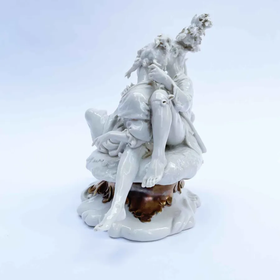 obrazek 4 Porcelanowa figura zakochanej pary z XX wieku
