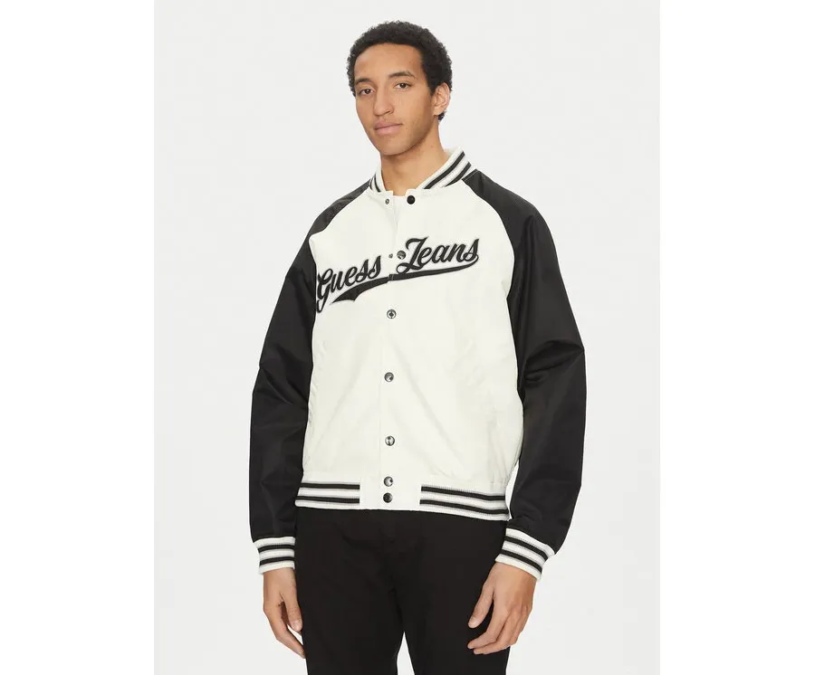 obrazek 1 Guess Jeans Kurtka bomber M5GL32 WHAA2 Beżowy Regular Fit