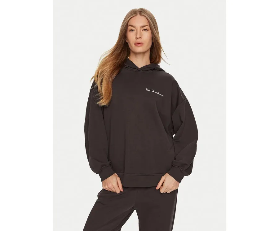 obrazek 1 ViCOLO Bluza RS0102 Brązowy Regular Fit