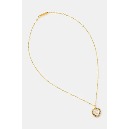 Zdjęcie AMBUSH naszyjnik srebrny Heart Class Ring Charm Necklace 12114803