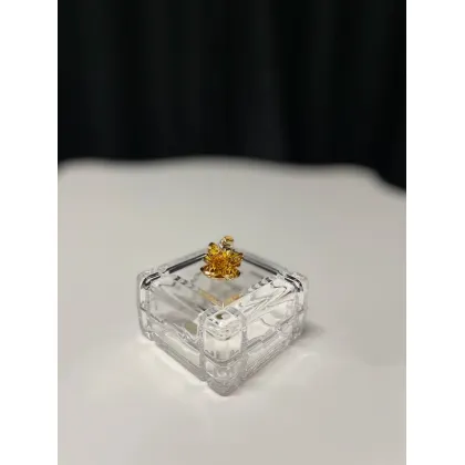 Zdjęcie Luksusowe pudełko 8x8 cm na drobiazgi wykonane we Włoszech