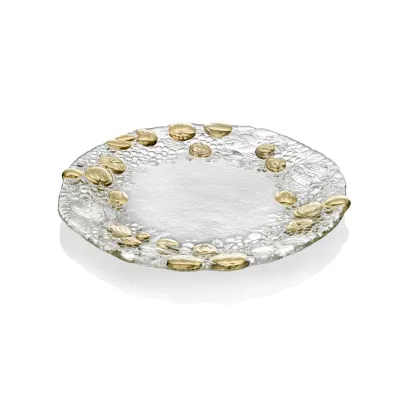 Zdjęcie Stylowy włoski talerz ze złotym zdobieniem – IVV