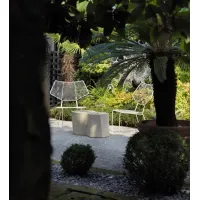 Zdjęcie Kamienny stołek, stolik kawowy Hexagon do ogrodu lub domu