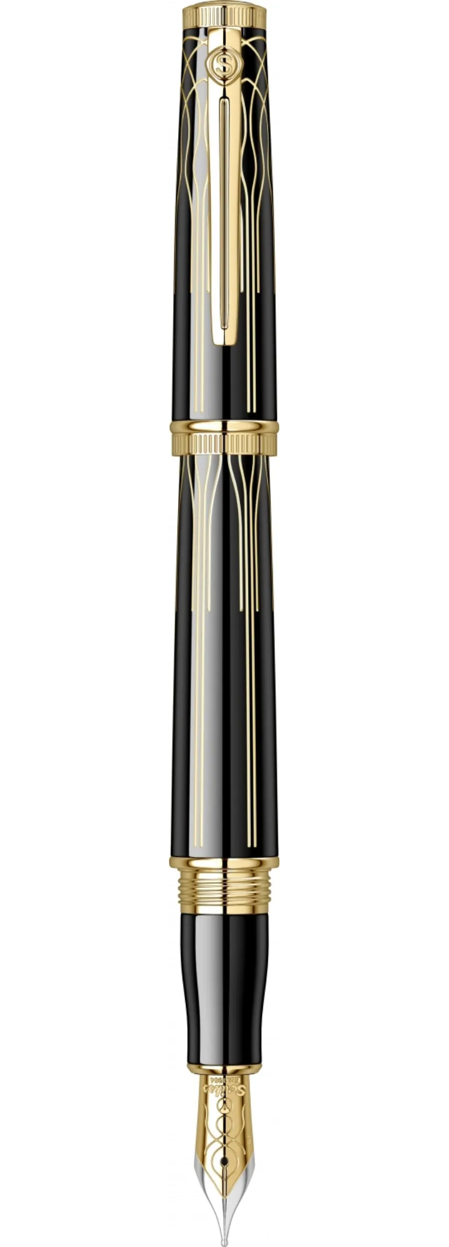 obrazek 4 Eleganckie pióro wieczne Heritage w kolorze złoto-czarnym