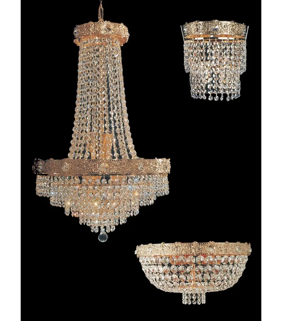 obrazek 1 Stylowa lampa sufitowa na 10 zarówek