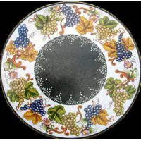 Zdjęcie Ekskluzywny blat do ogrodu wykonany z lawy z ozdobnym motywem winogron - Ceramiche Valchida