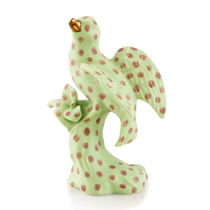 Picture Ceramic bird eating a berry - Ahura