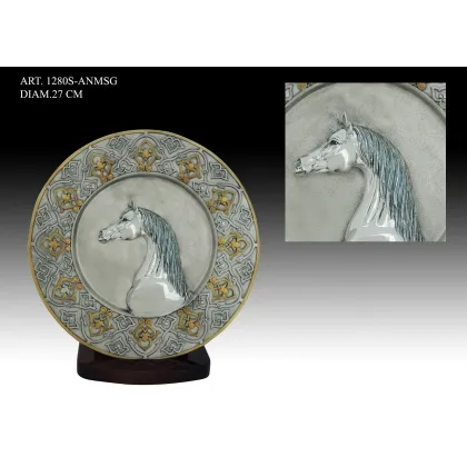 Zdjęcie Genialny talerz z figurą konia