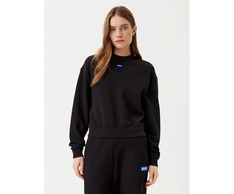 obrazek 1 HUGO Bluza Delessa 50534344 Czarny Regular Fit