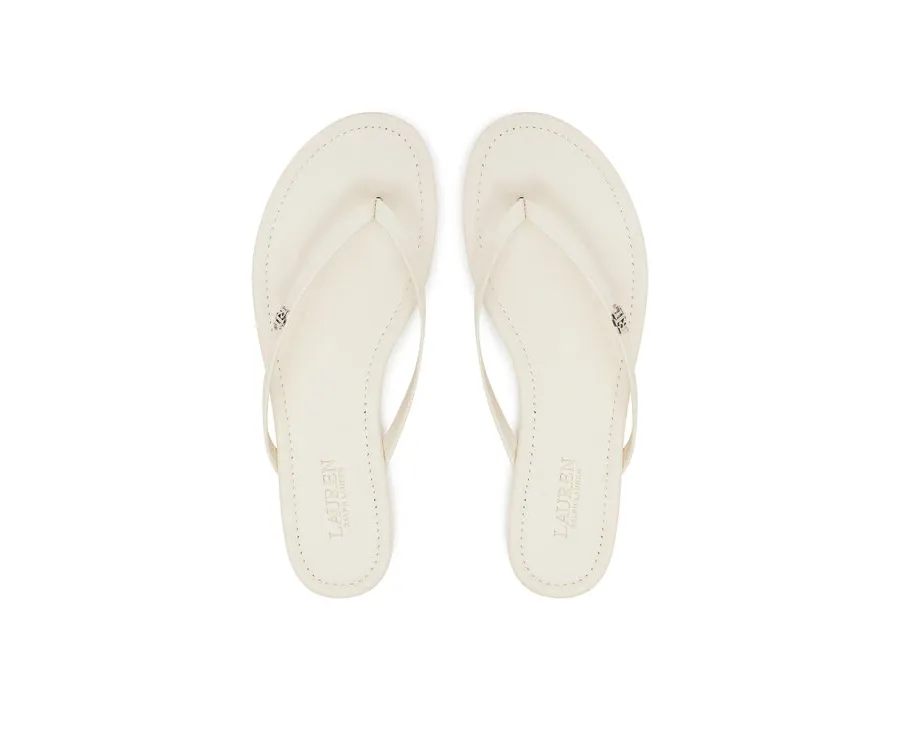 obrazek 1 LAUREN RALPH LAUREN Japonki Raquel 802953931009 Biały