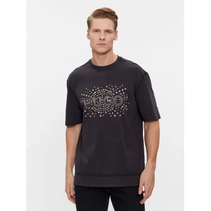 Zdjęcie Hugo T-Shirt Dunic 50504534 Czarny Relaxed Fit HUGO