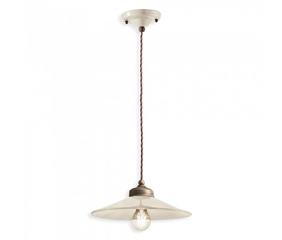 obrazek 2 Włoska wisząca lampa sufitowa retro
