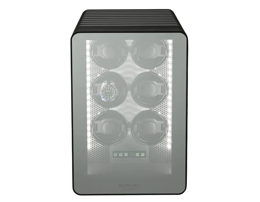 obrazek 1 Czarny rotomat na 6 zegarków