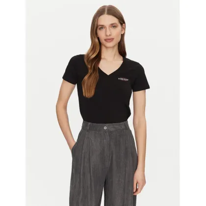 Zdjęcie Guess Jeans T-Shirt W4YI23 J1314 Czarny Slim Fit