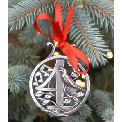 Zdjęcie Pewterowa zawieszka na choinkę w świątecznym pudełku