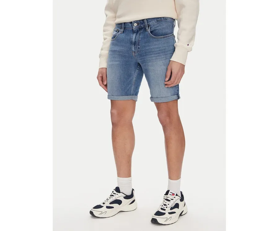 obrazek 1 Tommy Jeans Szorty jeansowe Scanton DM0DM20960 Niebieski Slim Fit