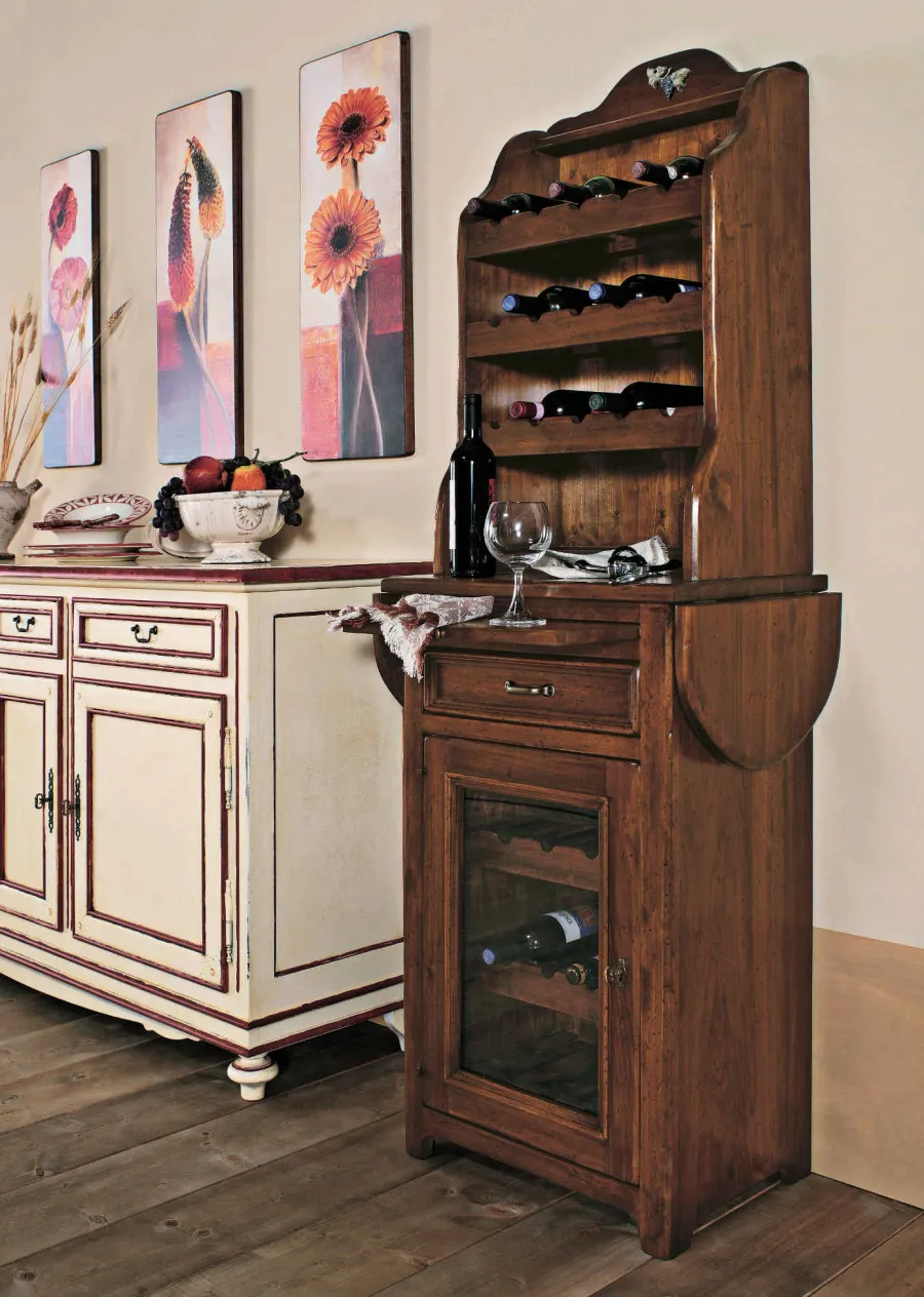picture 1 Italian wine cabinet with foldable sides - Interiors Italia