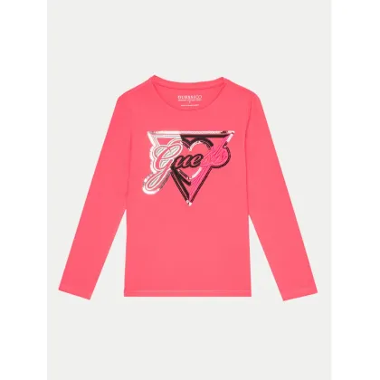 Zdjęcie Guess Bluzka J4BI04 J1314 Różowy Regular Fit