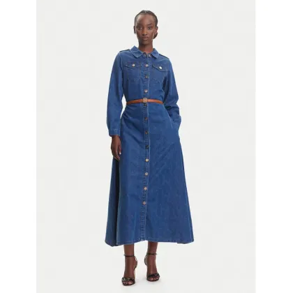 Zdjęcie Fracomina Sukienka jeansowa FR25SD4004D417V6 Niebieski Regular Fit