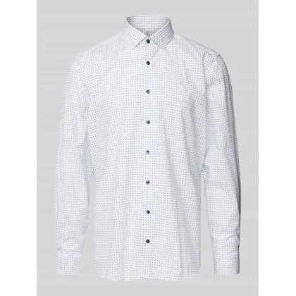 Zdjęcie Koszula biznesowa o kroju slim fit z nadrukiem na całej powierzchni
