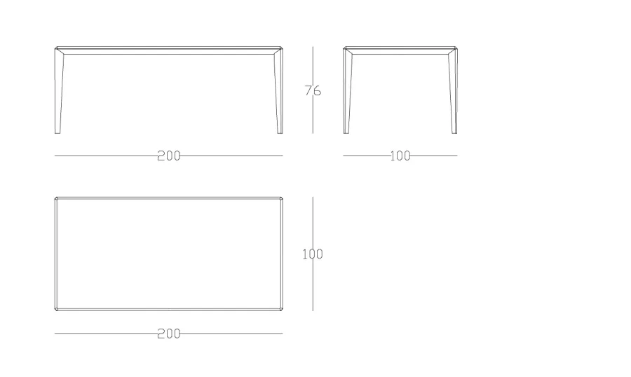 obrazek 3 Elegancki stół do salonu w stylu minimalistycznym