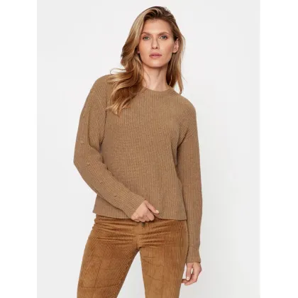 Zdjęcie TWINSET Sweter 232TT3330 Brązowy Regular Fit