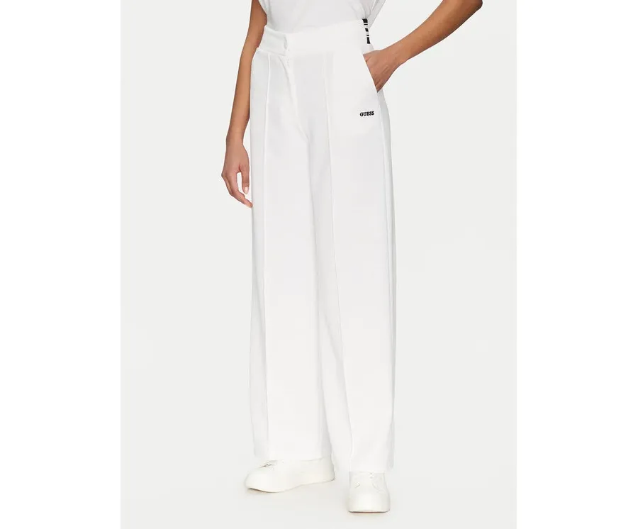 obrazek 1 Guess Spodnie materiałowe V5GB02 KCYF2 Biały Regular Fit