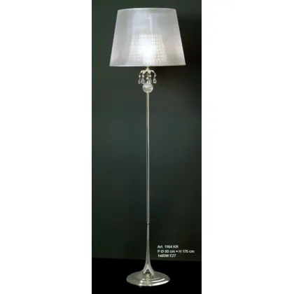 Zdjęcie Luksusowa lampa podłogowa z podwójnym kloszem – Il Paralume Marina