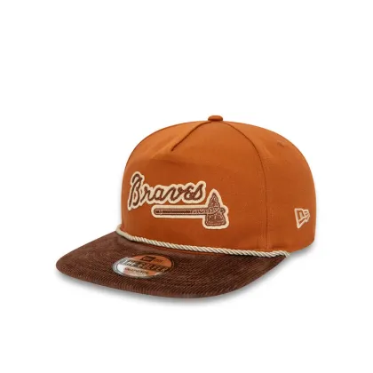 Zdjęcie New Era Czapka z daszkiem Cord Golfer Braves 60435053 Brązowy