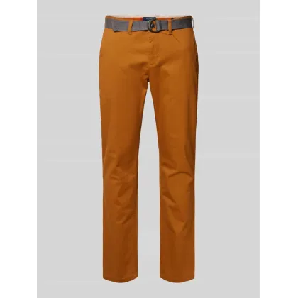 Zdjęcie Chinosy o kroju slim fit z paskiem