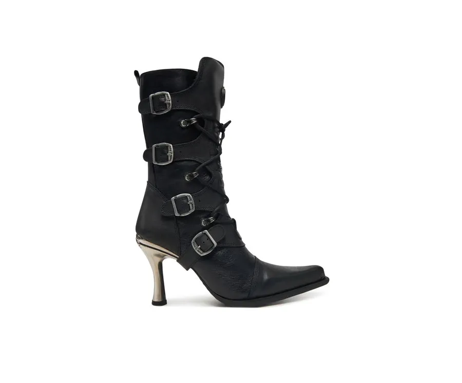 obrazek 1 NEW ROCK Botki M-9373-S2 Czarny
