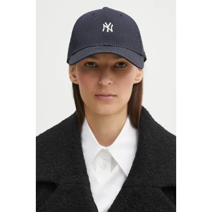 Zdjęcie New Era czapka z daszkiem Seersucker 940 NYY kolor granatowy wzorzysta 60595251