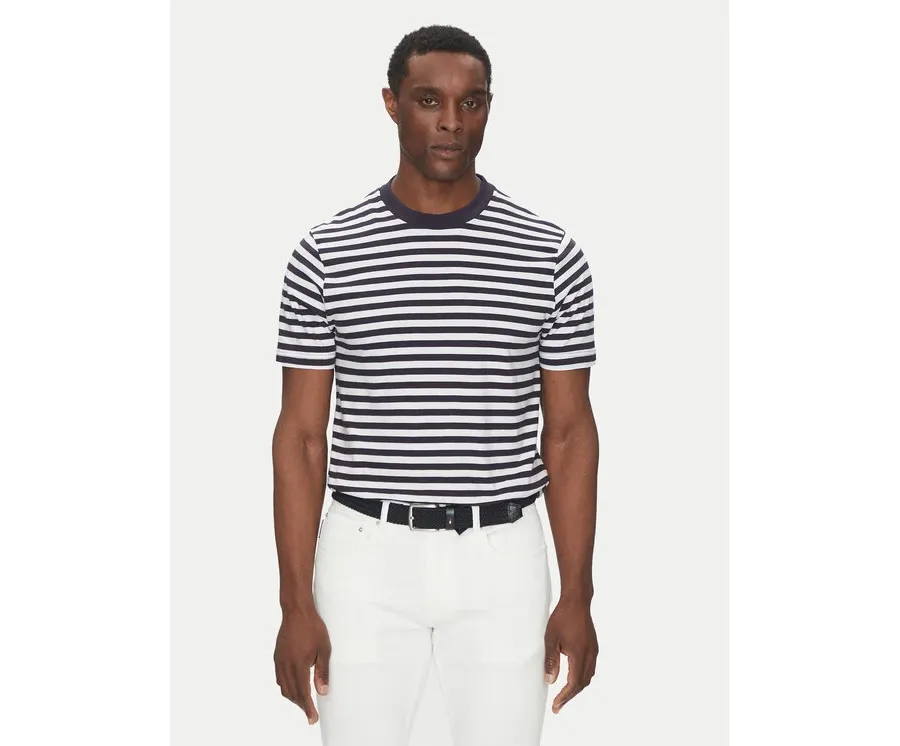 obrazek 1 Hechter Paris T-Shirt 75015 151923 Granatowy Regular Fit