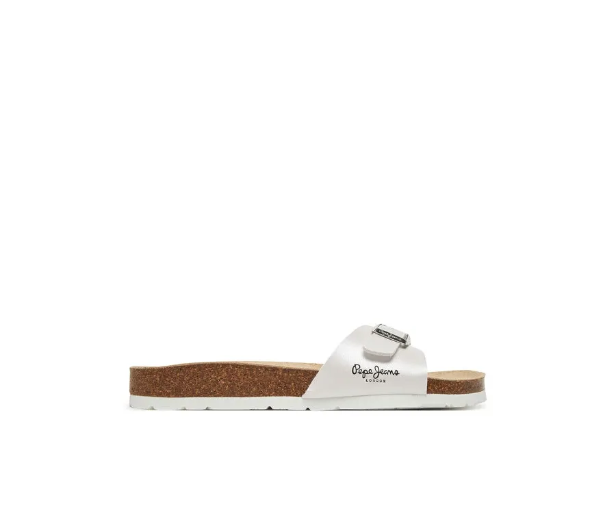 obrazek 1 Pepe Jeans Klapki PLS90615 Biały