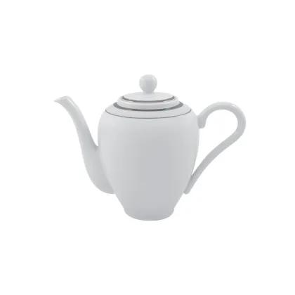 Zdjęcie Piękny porcelanowy dzbanek do kawy z kolekcji Ethereal White - Porcel