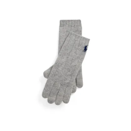 Zdjęcie Polo Ralph Lauren Rękawiczki Damskie 455956295003 Szary