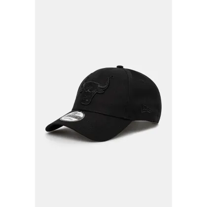 Zdjęcie New Era czapka z daszkiem bawełniana LEAGUE ESSENTIAL 9TWENTY® CHICAGO BULLS kolor czarny z aplikacją 60471485