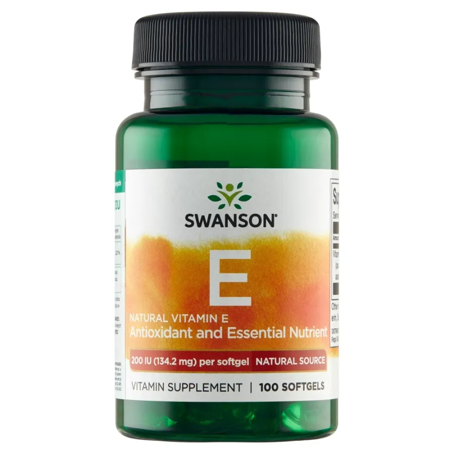obrazek 1 Swanson Naturalna Witamina E 200 j.m. Kapsułki