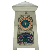 Zdjęcie Zegar kominkowy Archibalda Knoxa z emaliowanym panelem – stylowy prezent na wyjątkową okazję