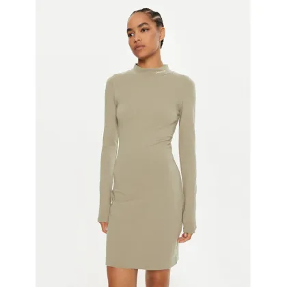 Zdjęcie Calvin Klein Jeans Sukienka codzienna J20J225395 Zielony Regular Fit