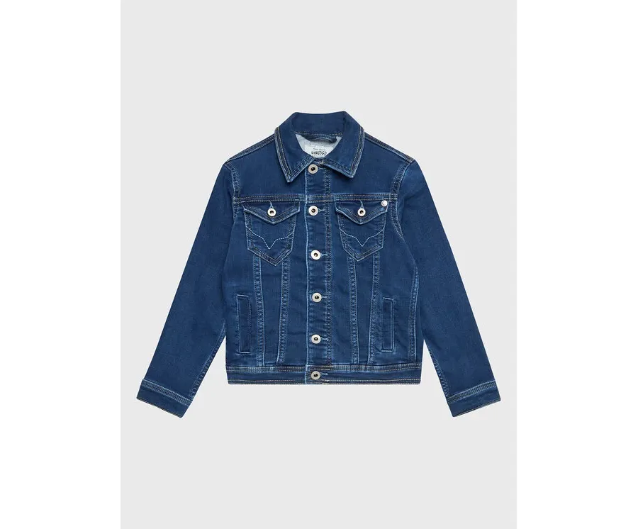 obrazek 1 Pepe Jeans Kurtka jeansowa Legendary PB401138 Granatowy Regular Fit