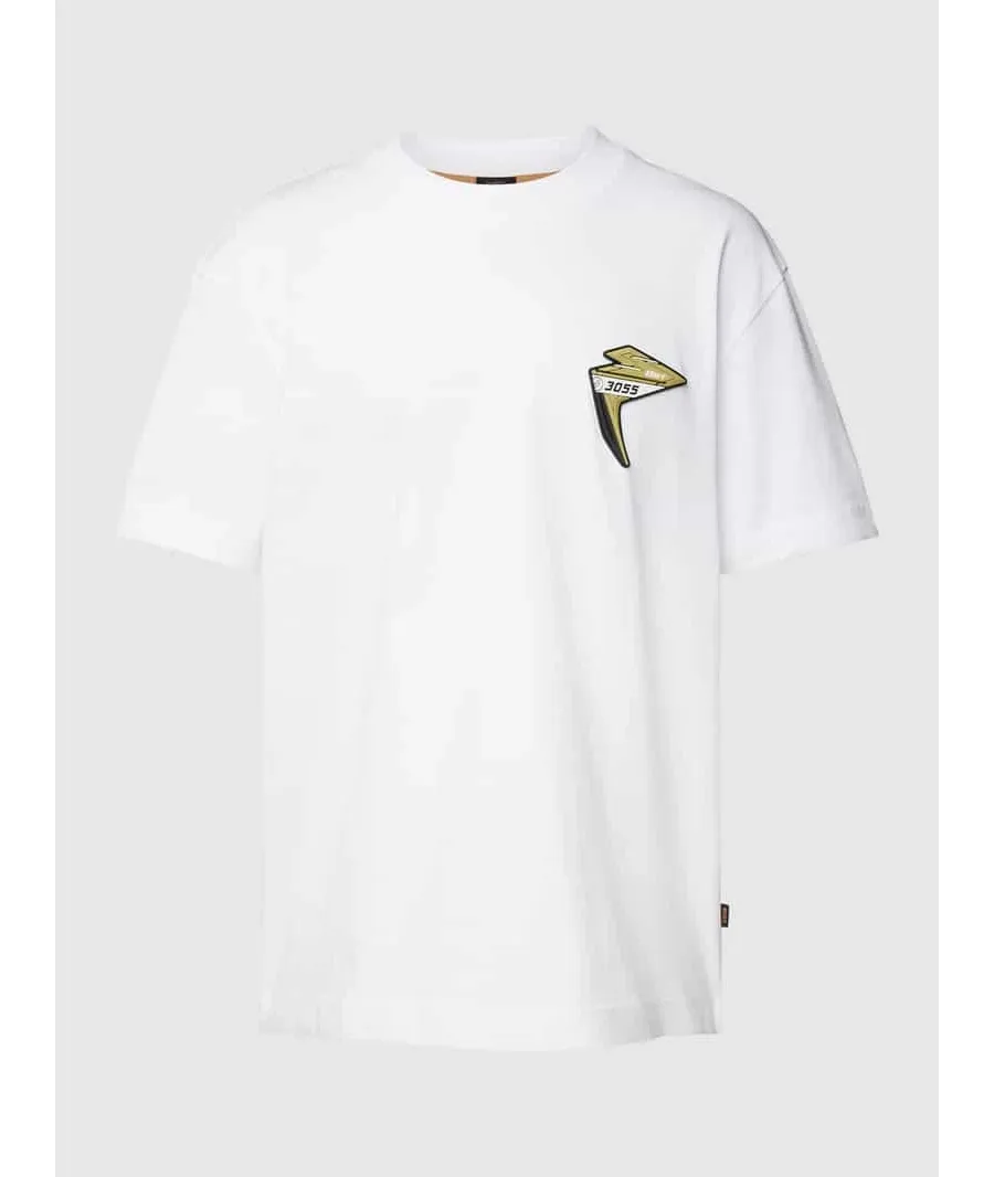 obrazek 1 T-shirt z detalem z motywem