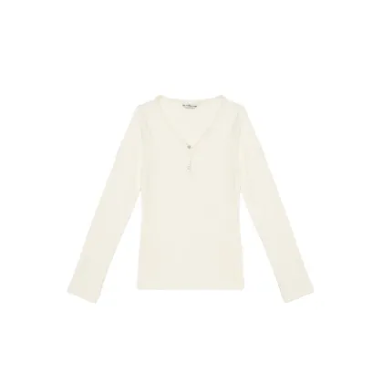 Zdjęcie Guess Bluzka J5YP02 KBCO2 Écru Regular Fit