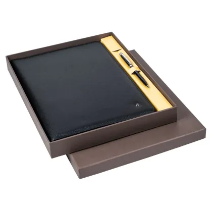 Zdjęcie Czarny pokrowiec na tablet 10 calowy z rysikiem dotykowym na prezent dla firm