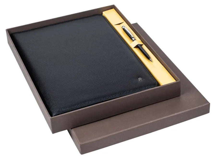 obrazek 1 Czarny pokrowiec na tablet 10 calowy z rysikiem dotykowym na prezent dla firm