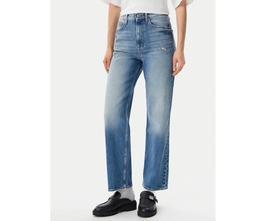 obrazek 1 Tommy Jeans Jeansy Layla DW0DW19772 Niebieski Straight Fit
