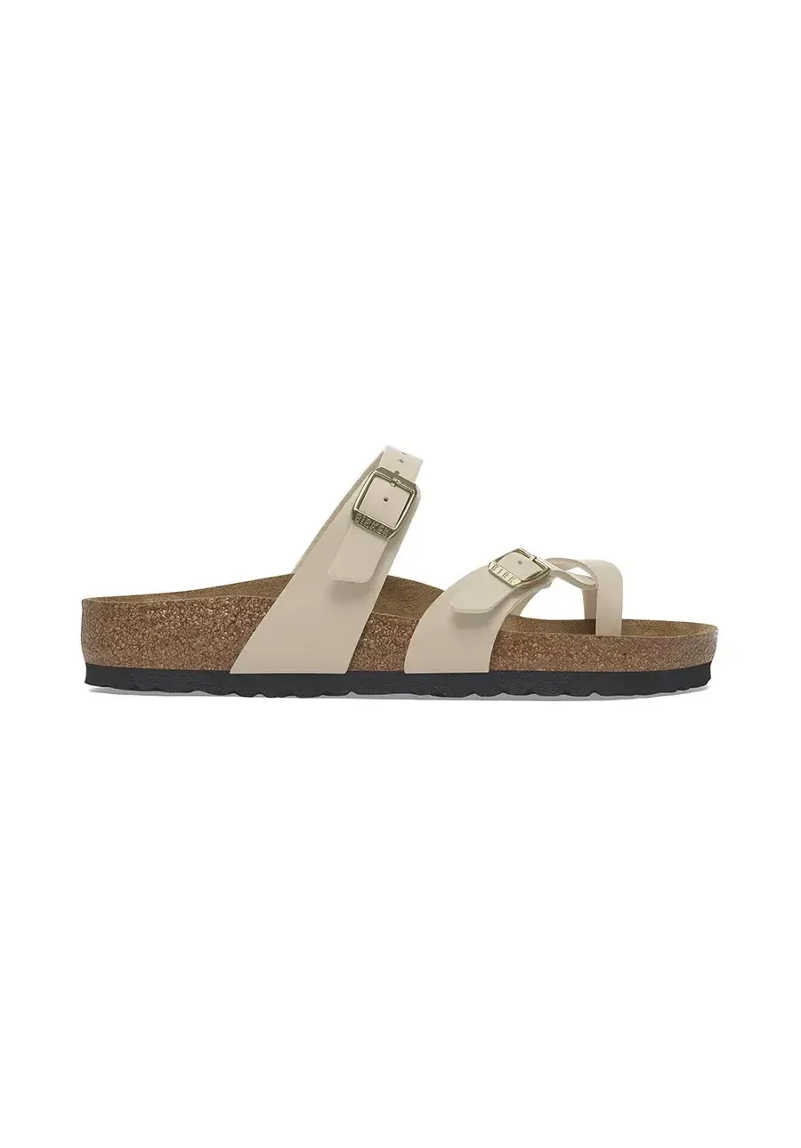 obrazek 1 Birkenstock klapki Mayari Birko-Flor damskie kolor beżowy 1029726