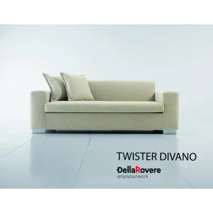 Zdjęcie Unikatowa sofa z kolekcji Twister do przestrzeni biurowej